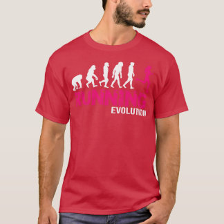 Evolutie van Running Girls Runners cadeau 1 T-shirt