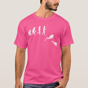 Evolutie van Scuba Diver Funny Dive Human Diving O T-shirt