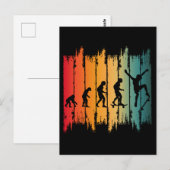 Evolutie Van Skateboarden Skater Briefkaart (Voorkant / Achterkant)