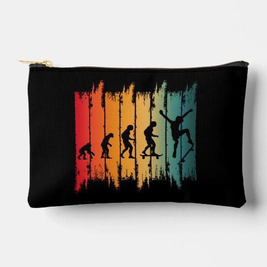 Evolutie Van Skateboarden Skater Etui (Voorkant)