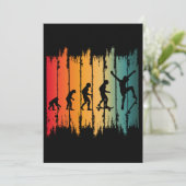 Evolutie Van Skateboarden Skater Kaart (Staand voorkant)