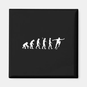 Evolutie Van Skateboarder - Skateboarden Cadeau T- Magneet
