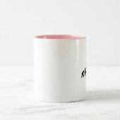 Evolutie van Skateboarder Skateboarding Funny Gift Tweekleurige Koffiemok (Center)