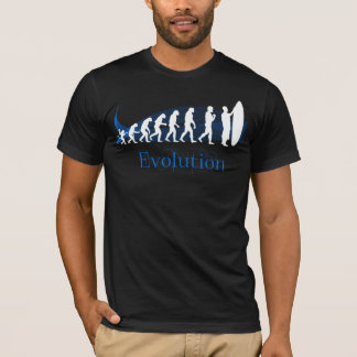 Evolutie van surfen t-shirt
