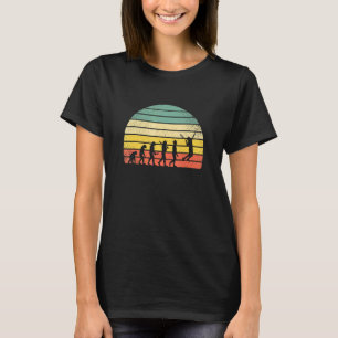 Evolutie van Tennis Cute I Love Lawn Tennis T-shirt