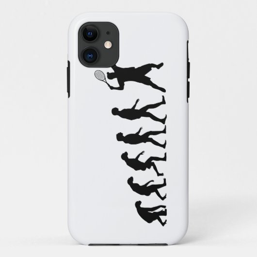 Evolutie van Tennis iPhone 5 Hoesje (Achterkant)