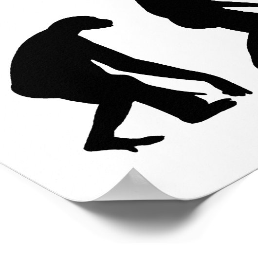 Evolutie van Tennis Poster (Hoek)