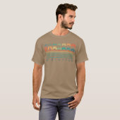 Evolutie van videogamecontrollers 80s 90s Retro Ga T-shirt (Voorkant volledig)