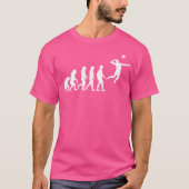 Evolutie van volleybal t-shirt (Voorkant)