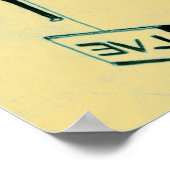 Evolutie van Yin en Yang Poster (Hoek)