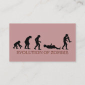 Evolutie van Zombie Visitekaartje (Achterkant)