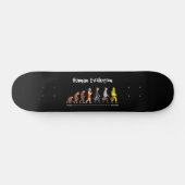 Evolutie - verleden tot toekomst persoonlijk skateboard (Horizontaal)