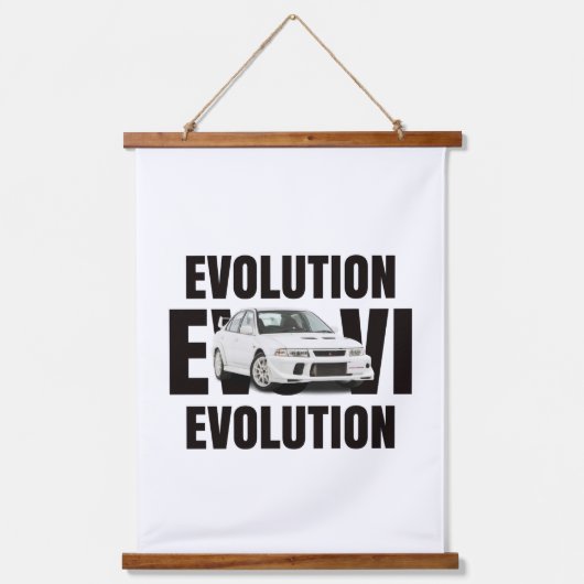 Evolutie VI Hangend Wandkleed (Voorkant)