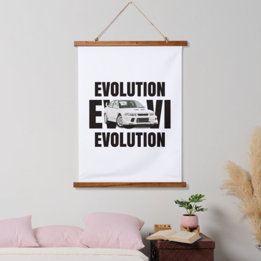 Evolutie VI Hangend Wandkleed (Slaapkamer)