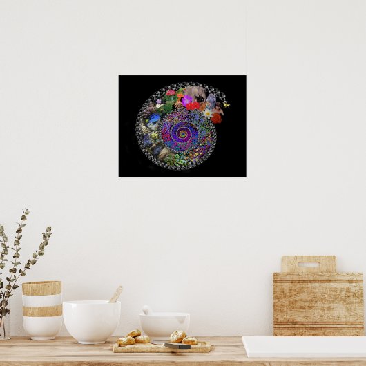 Evolutie vieren poster (Keuken)