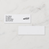 Evolutie Violinist Mini Visitekaartje (Voorkant / Achterkant)