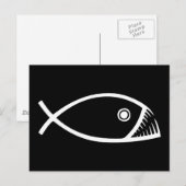 Evolutie vis briefkaart (Voorkant / Achterkant)