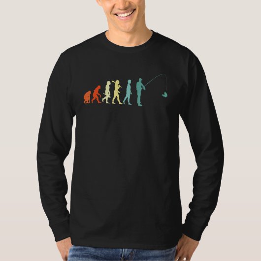 Evolutie Vist vis Gevist T-shirt (Voorkant)