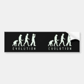 Evolutie: Vogel Bumpersticker (Voorkant)