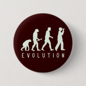 Evolutie: Vogel Ronde Button 5,7 Cm (Voorkant)