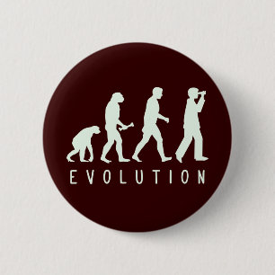 Evolutie: Vogel Ronde Button 5,7 Cm