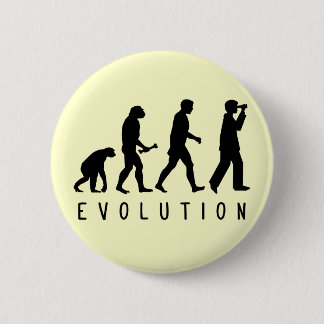 Evolutie: Vogel Ronde Button 5,7 Cm