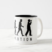 Evolutie: Vogel Tweekleurige Koffiemok (Voorkant rechts)