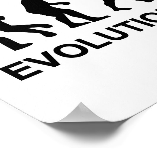 Evolutie Volleyball Poster (Hoek)