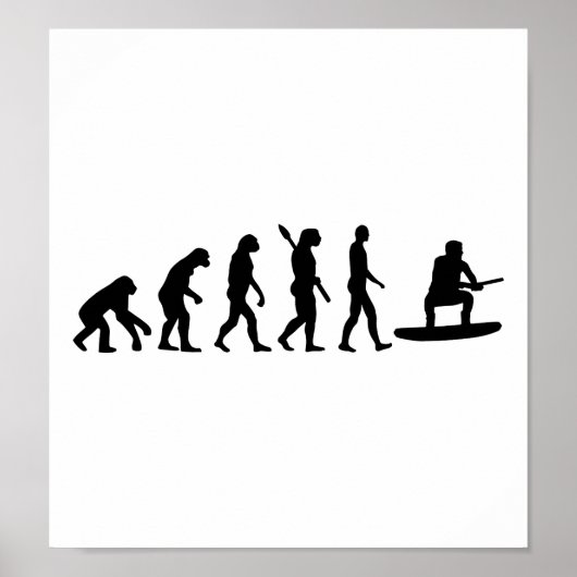 Evolutie Wakeboarding Poster (Voorkant)