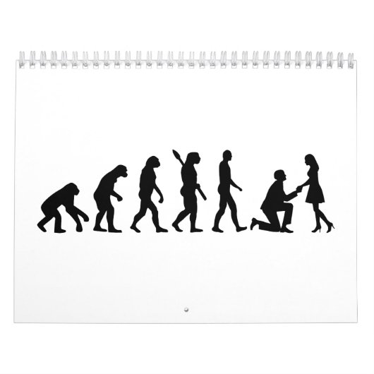 Evolutie Wedding-voorstel Kalender (Hoes)
