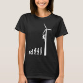 Evolutie windmolen t-shirt (Voorkant)