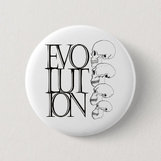 Evolutie (wit) ronde button 5,7 cm
