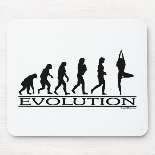 Evolutie - Yoga Muismat (Voorkant)