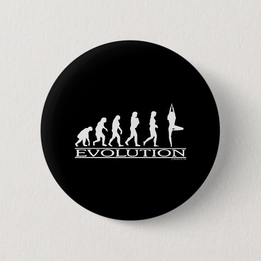 Evolutie - Yoga Ronde Button 5,7 Cm (Voorkant)