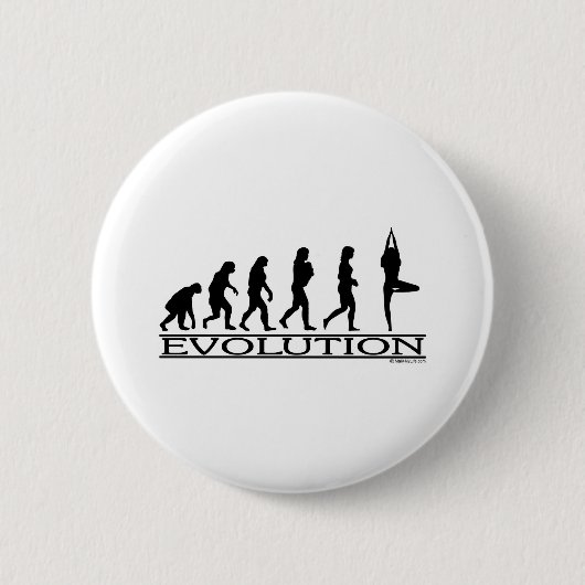 Evolutie - Yoga Ronde Button 5,7 Cm (Voorkant)