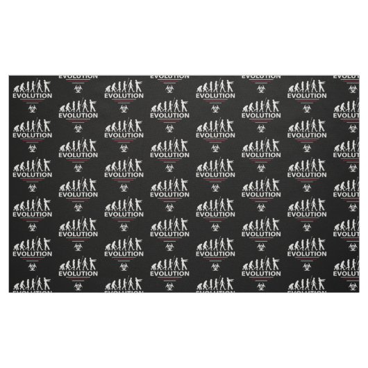 Evolutie zombie stof (Fat Quarter)
