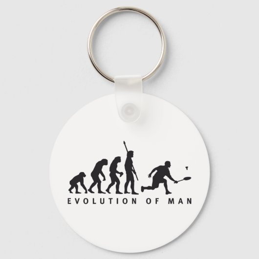 evolutiebadminton sleutelhanger (Voorkant)