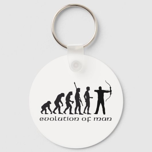 evolutieboog en -pijl sleutelhanger (Voorkant)