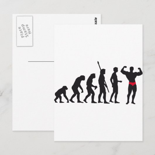 evolutiecarrosseriebouw briefkaart (Voorkant / Achterkant)