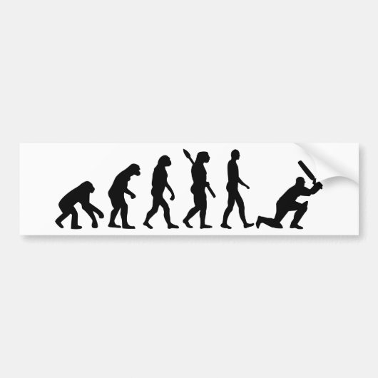 Evolutiecricket Bumpersticker (Voorkant)