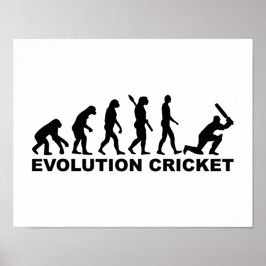 Evolutiecricket Poster (Voorkant)