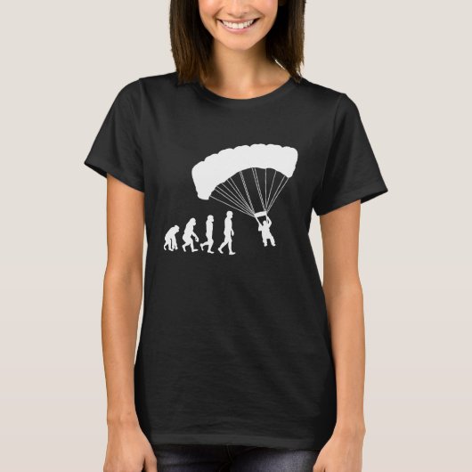 Evolutiecursus voor Paragliding T-shirt (Voorkant)