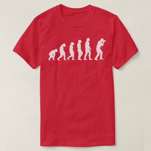 Evolutiefotograaf 1 t-shirt (Design voorkant)