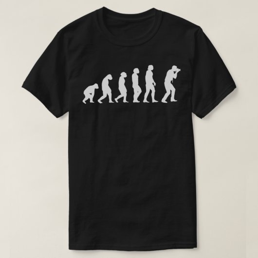 Evolutiefotograaf 2 t-shirt (Design voorkant)