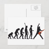 evolutiegitaar briefkaart (Voorkant / Achterkant)