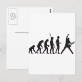 evolutiegitaar briefkaart (Voorkant / Achterkant)