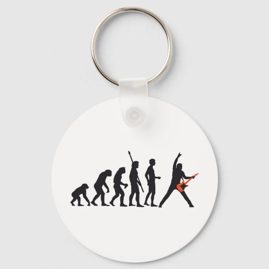 evolutiegitaar sleutelhanger (Voorkant)