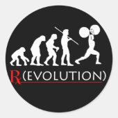 Evolutiegrafiek Sticker (Voorkant)