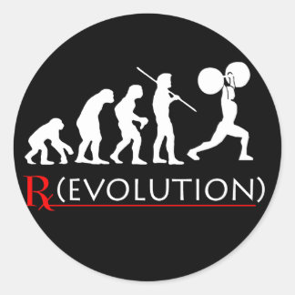 Evolutiegrafiek Sticker