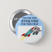 evolutiegrap ronde button 5,7 cm (Voorkant /achterkant)